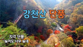 순창 강천산 단풍 현황/절정 시기