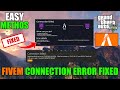How to Fix FiveM Connection Failed: Failed Handshake To Server Error | Time Out | FiveM Crashing Fix