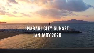 IMABARI CITY SUNSET JANUARY 2020　-EHIME JAPAN