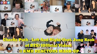 Charlie Puth - Left And Right (feat. Jung Kook of BTS) [Official Video]  || KMR REACTORS MASH-UP