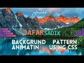 Background pattern animation using css || css animation tutorial