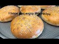 Fluffy Burger Buns recipe. طرز تهیه نان همبرگر نرم ولطیف
