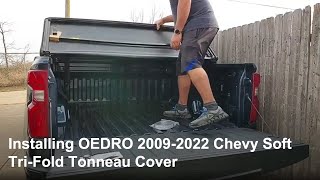 Review Video | Installing #OEDRO 2009-2022 Chevy Soft Tri-Fold #TonneauCover