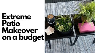 How to DIY a Beautiful Patio on a Budget + Decorate my patio with me