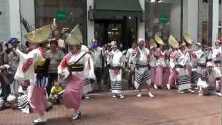 2012 8.15 徳島阿波おどり  阿呆連の輪踊りに駆けつけたが...