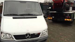 MERCEDES BENZ Sprinter 413 CDI mit aufleger flatbed truck