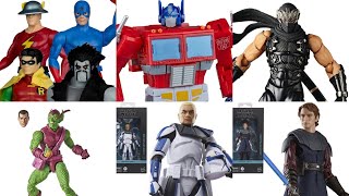 New McFarlane Toys super Powers, Star Wars Transformers figures available at entertainment earth