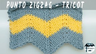 How to knit zigzag stitch - Step by step tutorial - Knitting