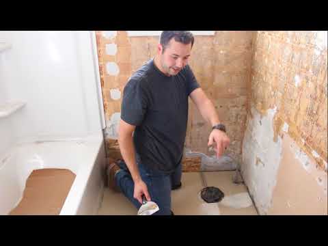 How To Prep & Tile A Floor - YouTube