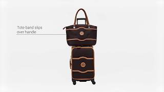 Delsey Luggage Chatelet Softside 27 inch 4 Wheel Spinner, Champagne