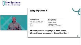 Embedded Python: ObjectScriptアプリケーションにPythonエコシステムを導入する(字幕付き)