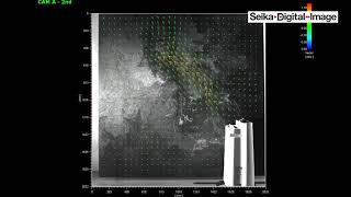 空気清浄機の流れベクトル化（視野2m） 撮影事例