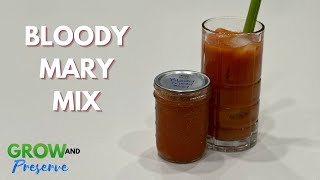 Bloody Mary Mix | Spicy Tomato Juice | Water Bath Canning Recipe