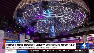 First look inside Lainey Wilson's new bar