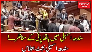 Sindh Assembly me Hungame ki Exclusive Footage | Sindh Budget 22-23 | Budget Salary Increase