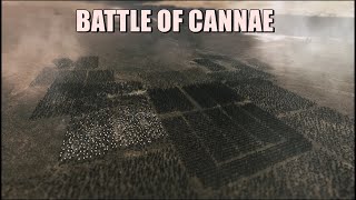 BATTLE OF CANNAE l 216 BC Rome vs Carthage l One of Hannibal's Greatest Victories l Cinematic