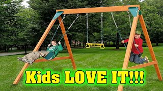 Amazon Kids Backyard Swing Set | Installation and Review 🔥