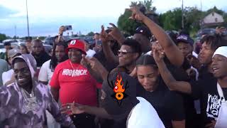 22Gz link with GDs in Detroit on the set video shoot for Kodak Black