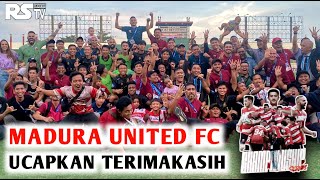 Hebat 🔥 Ucapan Terimakasih Madura United: Supporter Hebat!