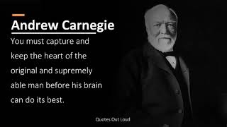 Andrew Carnegie - Quotes (Audio)