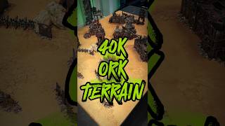 I just love terrain! My Ork Town terrain. So far! Hope you like?! #40k #orks #40kterrain #warhammer