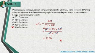 Pembahasan Soal Numerasi AKG MI (Latihan Soal)