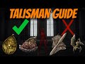 COMPLETE TALISMAN GUIDE! What Talismans To Use- ELDEN RING