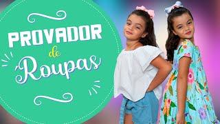 Provando Roupas da Loja Caramello Kids