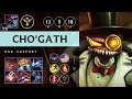 Cho'Gath Support vs Nami: Super CC - NA Master Patch 14.15