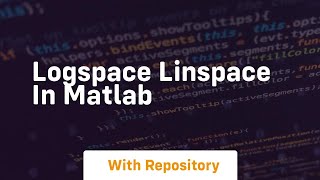 logspace linspace in matlab