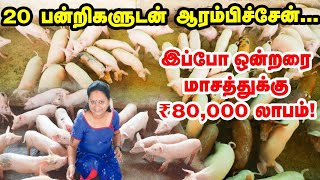 PIG Farming: பன்றி வளர்ப்பில் அசத்தும் பட்டதாரி பெண் |  How to Success in Pig Farming