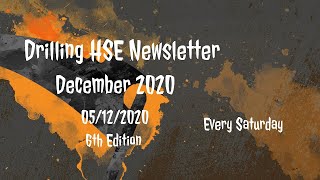 Drilling HSE Newsletter December 2020 6th Edition