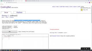 String-1 (without2) Java Solution || Codingbat.com