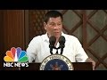 Philippines President Says He Was ‘Personally’ Involved In Police Killings | NBC News