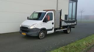 Kipper bedrijfswagen Iveco Daily 40c/35 3.0 Euro 5 Openlaadbak wit