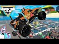 Monster Jam INSANE High Speed Jumps and Crashes New Map #3 | BeamNG Drive