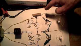 Power surge due to an open neutral wire.