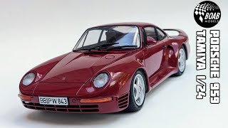 Porsche 959 - Tamiya 1/24 - How to build the '80s 4WD Supercar!