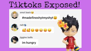 Suna Exposes Atsumus Tiktoks! | Haikyuu Texts | Tiktok Exposing 3/?