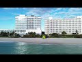 drone video of the miami beach florida coastline 2.22.2024