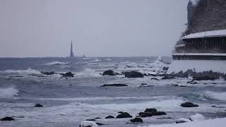 北海道古平町歌棄海岸から見える風景2023.1.22