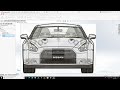 2 solidworks tutorial model a nissan gtr.