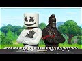HAPPIER by MARSHMELLO played on GIANT FORTNITE PIANO