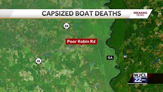 Two dead after boat capsizes in Screven County