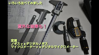 ミツトヨ　いろいろ比べてみました　定規　ノギス　アナログｖｓデジタル　製造業経営者　無駄を省く　生産性の向上など