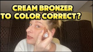 GRWM New Makeup Product Reviews and Color Correction Using a Creamy Bronzer Stick!