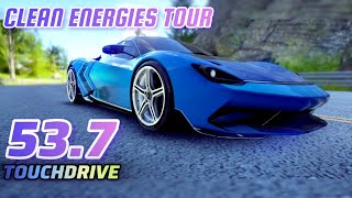 Asphalt  Unite • Clean Energies Tour • Pininfarina Battista • Touchdrive 53.7 • Future Hymn