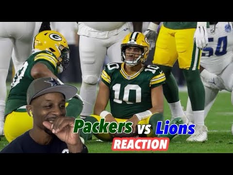 Green Bay Packers Vs Detroit Lions | Reaction - YouTube