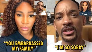 "You Disgraced Our Family" Serena Williams REACTS To Will Smith After Chris Rock Oscars Slap!
