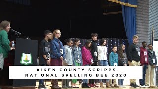 Aiken County Scripps National Spelling Bee 2020